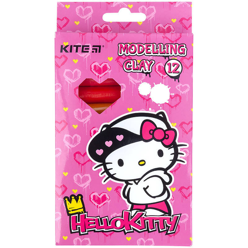 

Пластилин восковой Kite Hello Kitty HK21-086, Разные цвета