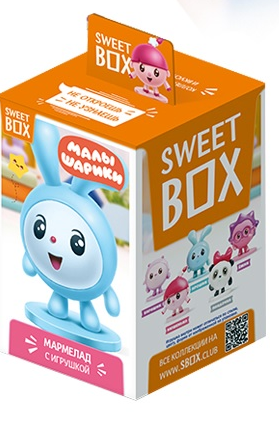 

Sweet Box Малышарики 2021 мармелад с игрушкой в коробочке