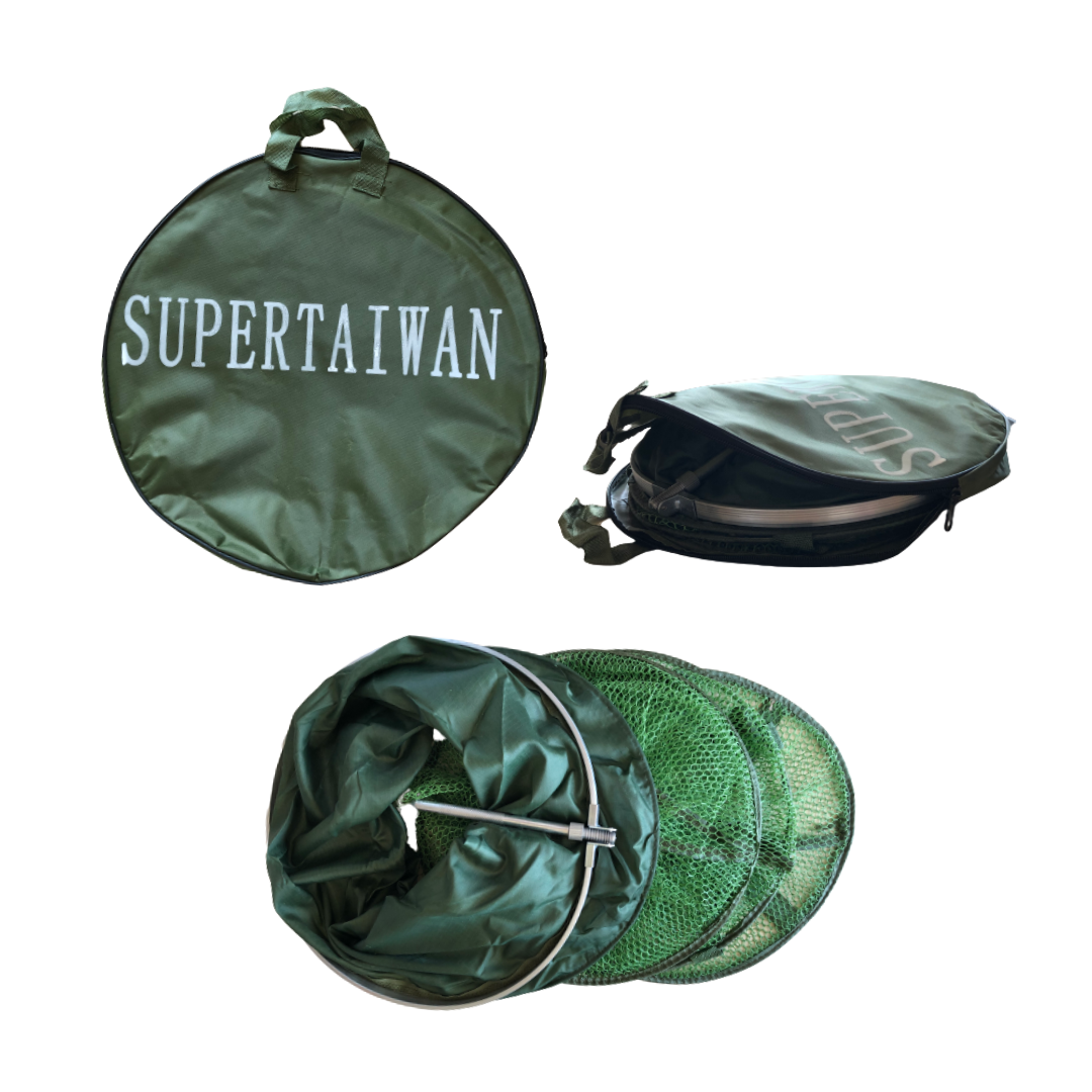 

Садок ПВХ круглий SUPERTAIWAN з кілочком в чохлі діаметер 33см довжина 170см