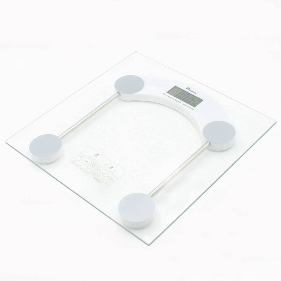 

Бытовые напольные весы стеклянные квадратные до 180 кг Domotec MS2005D