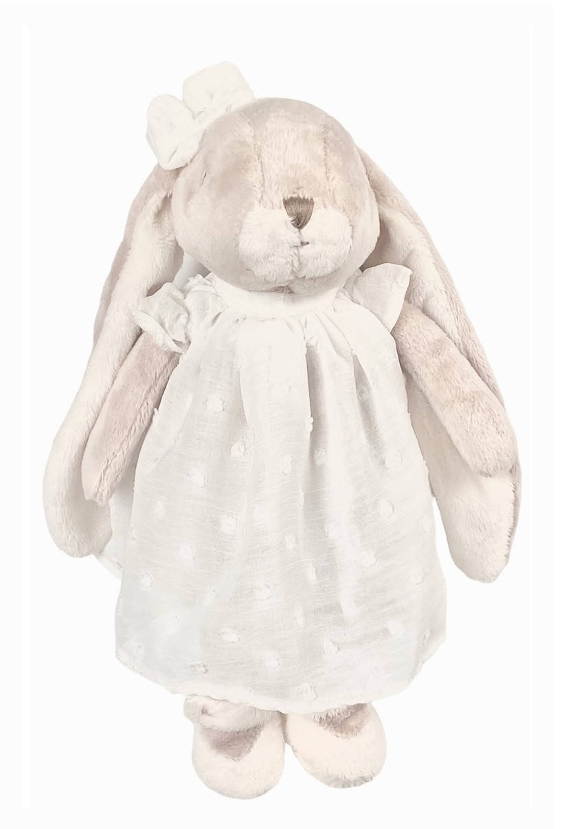 

Мягкая игрушка зайка Lena, 21036, Серый