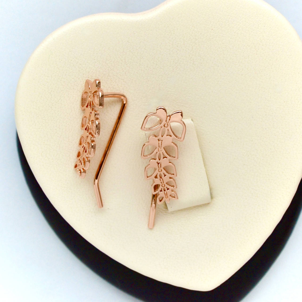 

Серьги-каффы Бабочки покрытие золотом 18к.