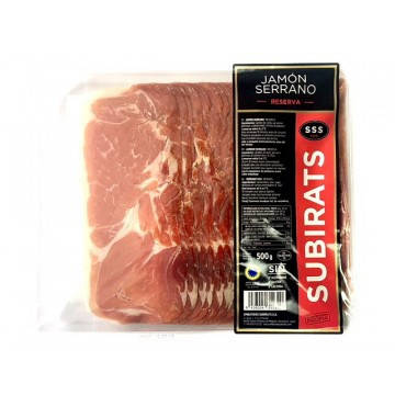 

Хамон Subirats Jamon Serrano 500г нарезка