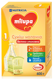 

Cуміш молочна суха Milupa 1, 600г