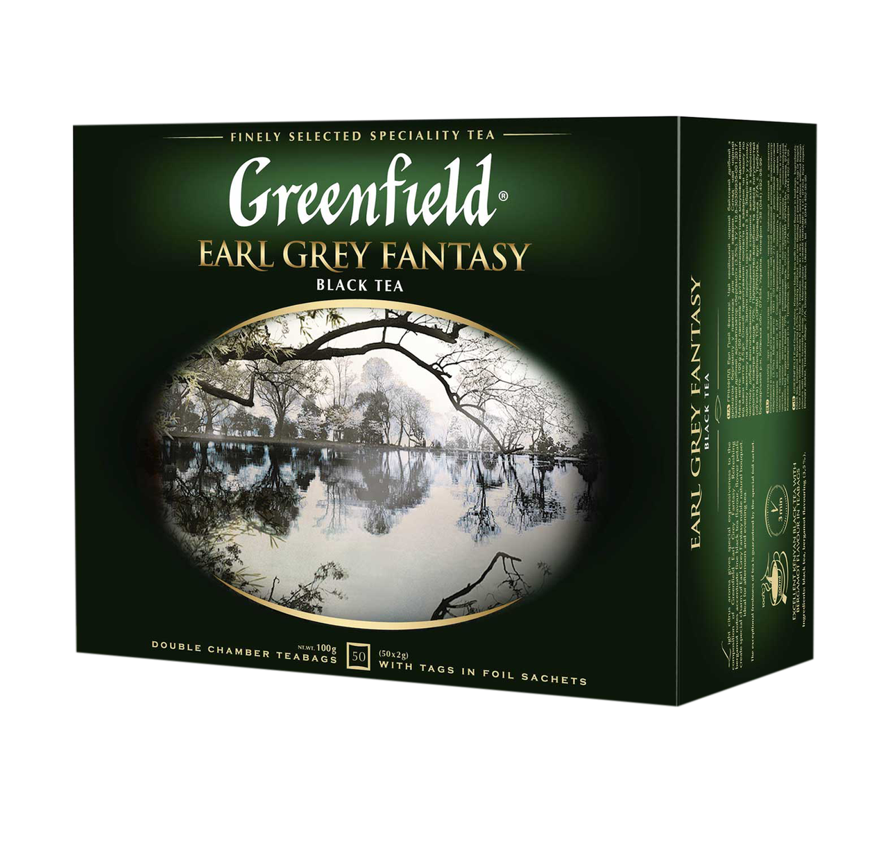 

Чай черный Greenfield Earl Grey Fantasy, 50 пакетиков