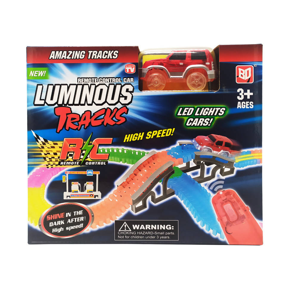 

Детский Автотрек "Magic Track" на радиоуправлении D6084 светящийся в темноте от LamaToys