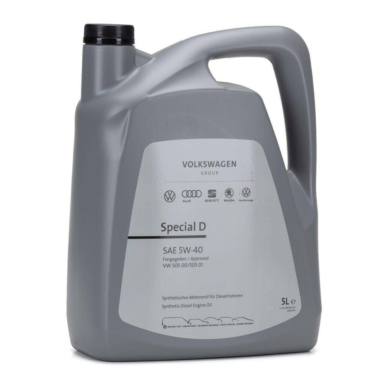 

Оригинальное моторное масло VAG Special Plus D 5W-40 5л (GS55505M4)
