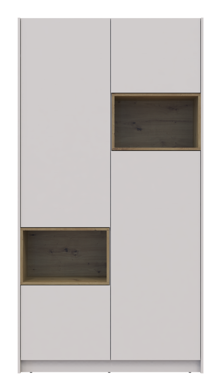 Шафа для одягу з нішею Doros Дейл Кашемір/Дуб Артізан 2 ДСП 115.2х52х220 (80737725)