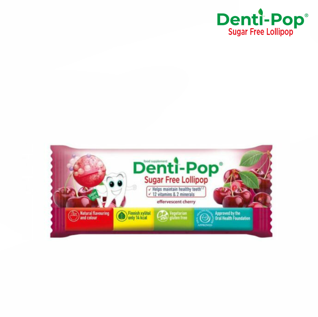 

Леденец Denti Pop без сахара с ксилитом (вишня) 1 шт