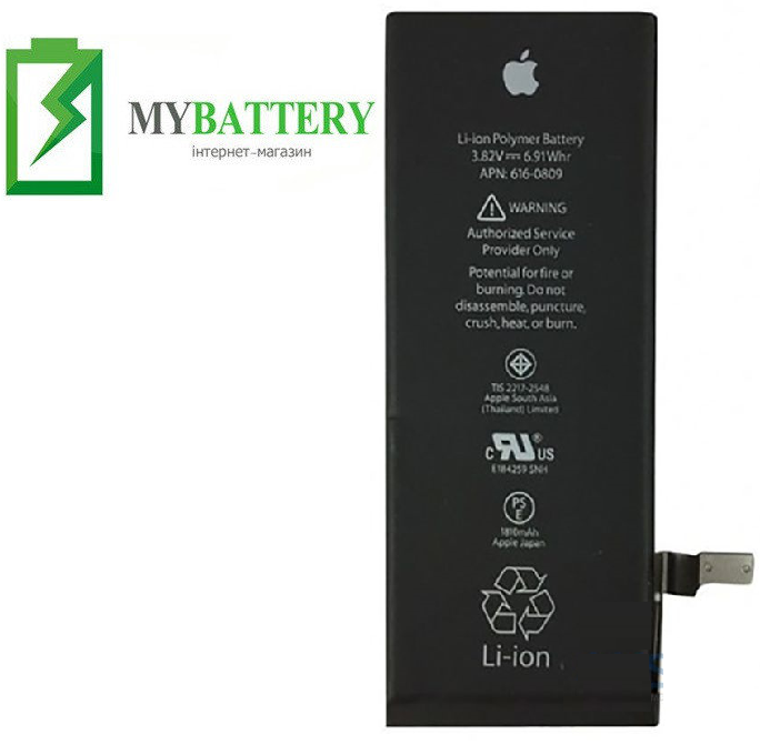 

Оригинальный аккумулятор АКБ (Батарея) для Apple iPhone 6 1810 mAh 3.82V