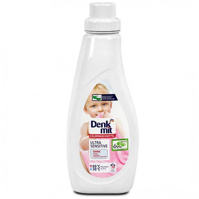 

Ополаскиватель для детских вещей Denkmit Ultra Sensitive 1L 37 циклов стирки