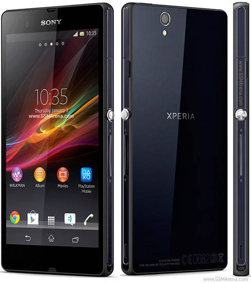 

Sony Xperia Z. 5'' 2G/3G/4G RAM 2GB.ROM 16GB 2и13mPix 4ядра NFC Чёрный, Черный