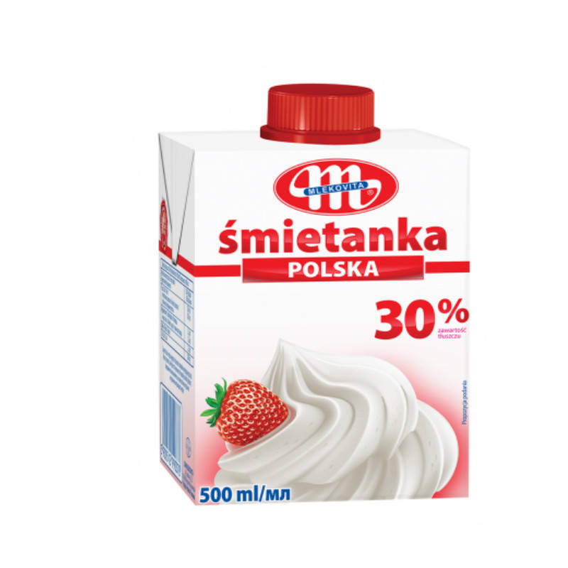

Сливки 30% "Mlekovita" фасовка 0.5l