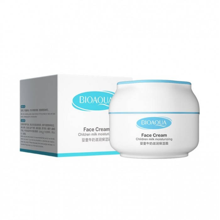 

Крем детский увлажняющий для лица Bioaqua Face Cream Children Milk Moisturizing, 50 г