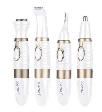 

Многофункциональный триммер для бороды висков носа 3 в 1 Kemei KM-PG500