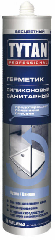 

Санитарный силикон Tytan (прозрачный, белый)