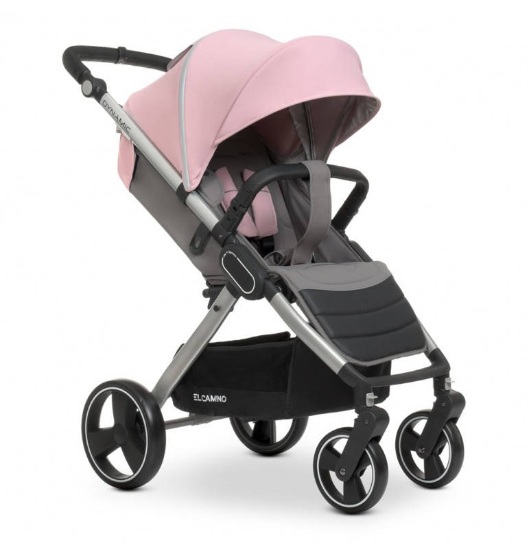 

Прогулочная коляска El Camino Dynamic ME 1053 v.2 PALE PINK