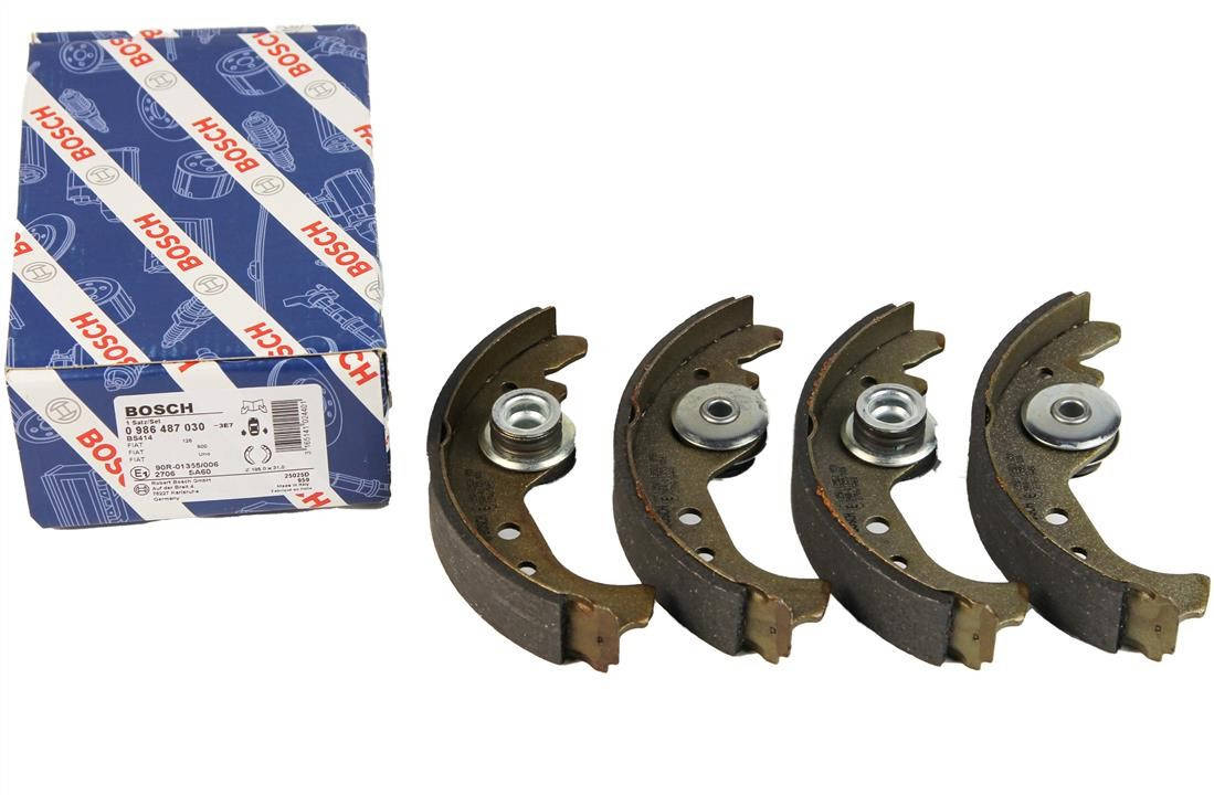 

Колодки гальмівні задні FIAT UNO REGATA IBIZA Bosch 0986487030
