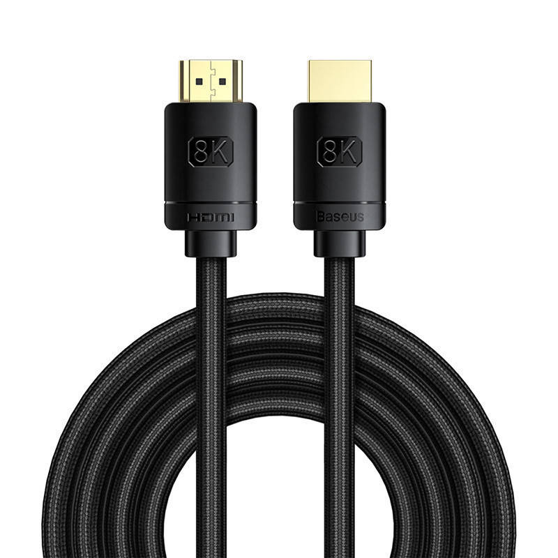 

Кабель Baseus High Definition Series HDMI 8K to HDMI 8K 3m Black (CAKGQ-L01), Черный