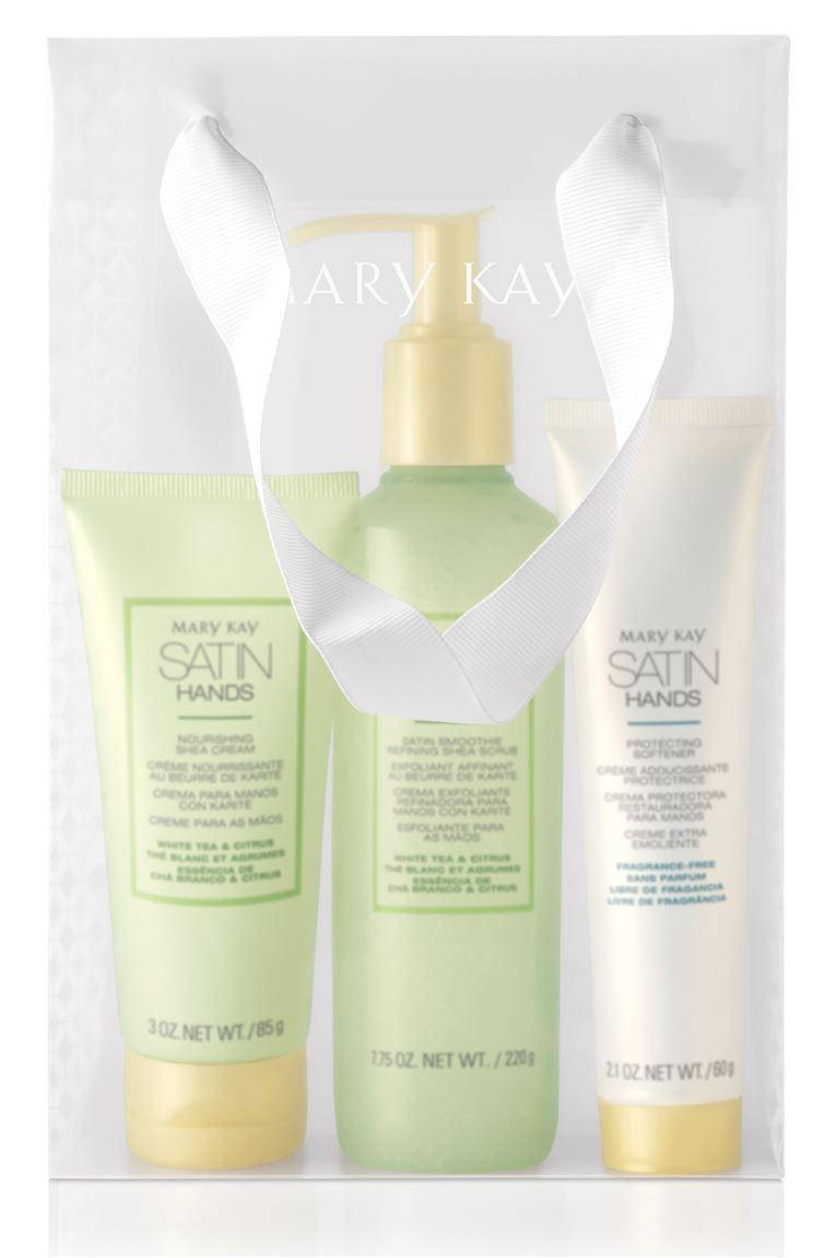 

НАБОР SATIN HANDS «БЕЛЫЙ ЧАЙ И ЦИТРУС», БАРХАТНЫЕ РУЧКИ, MARY KAY