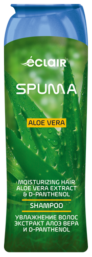 

Шампунь для волос SPUMA "Алоэ Вера" 400 мл