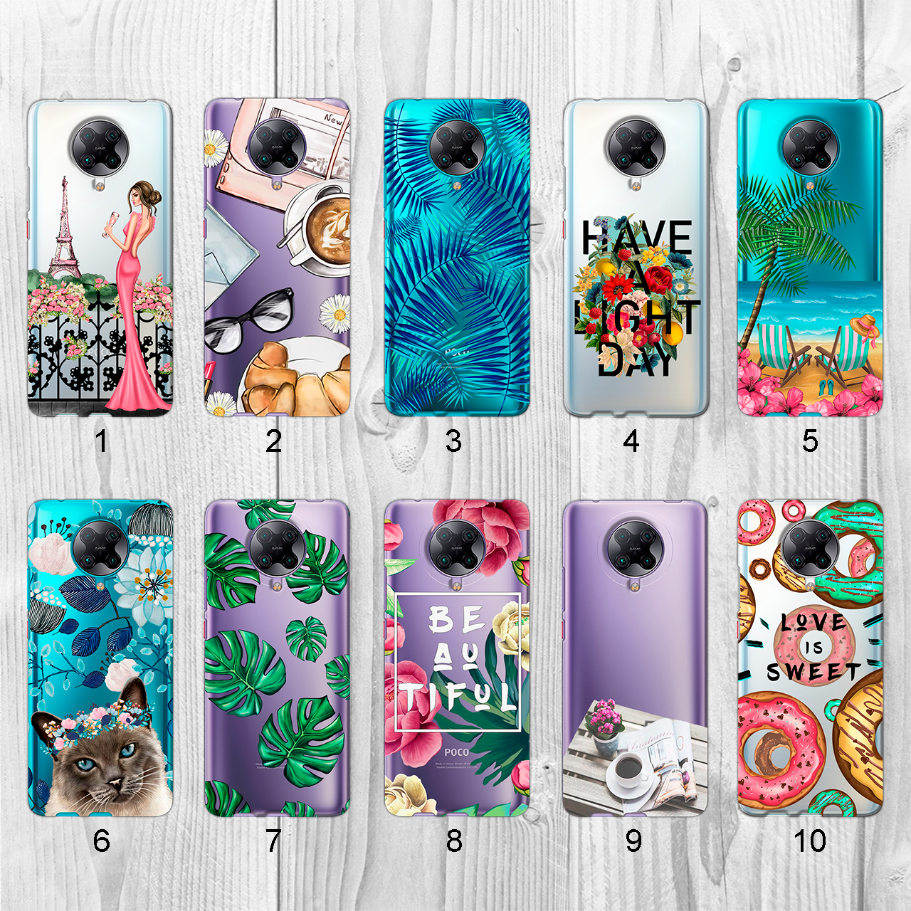 

Силиконовый чехол с рисунком для Xiaomi Poco F2 Pro (new collection)