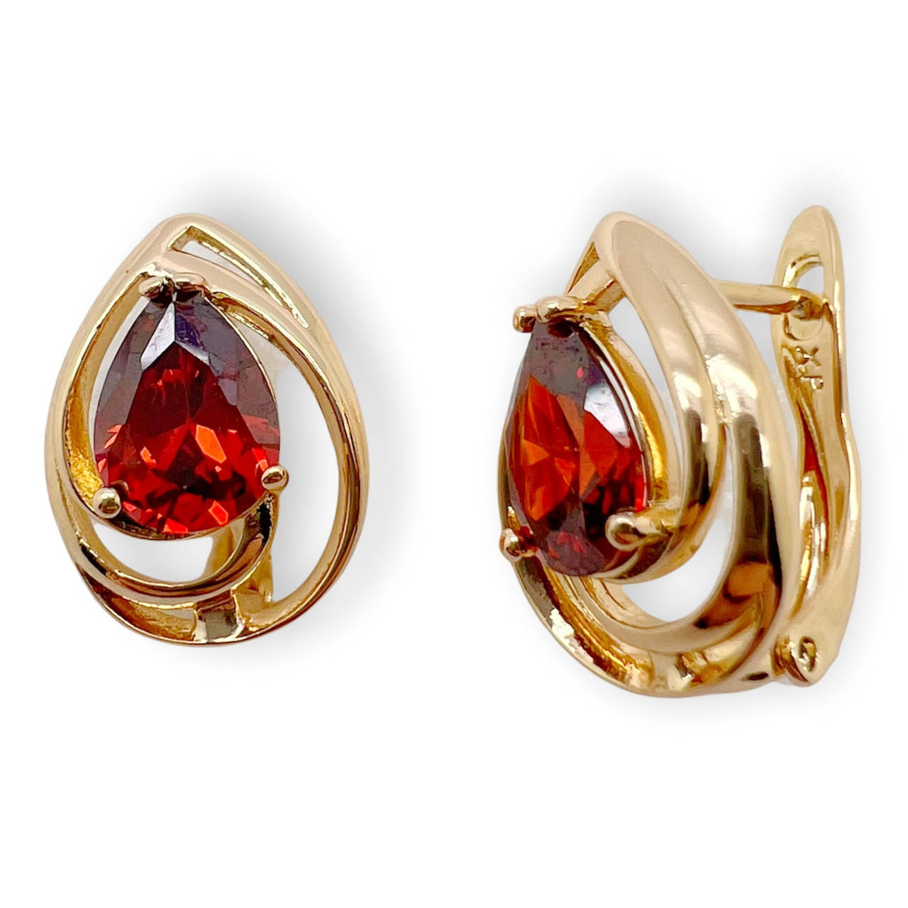 

Серьги классические xuping. 18k