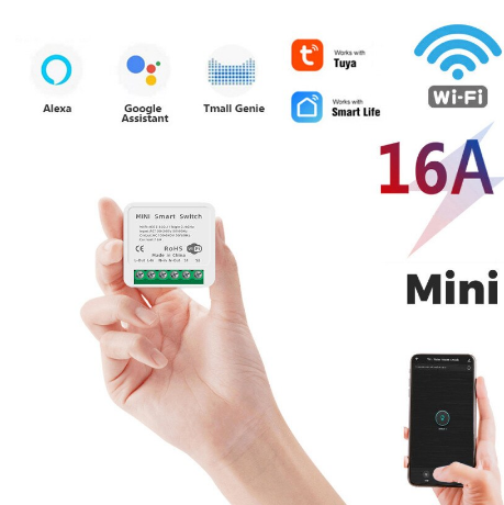 

Беспроводной мини включатель Tuya Mini Smart Switch 16A