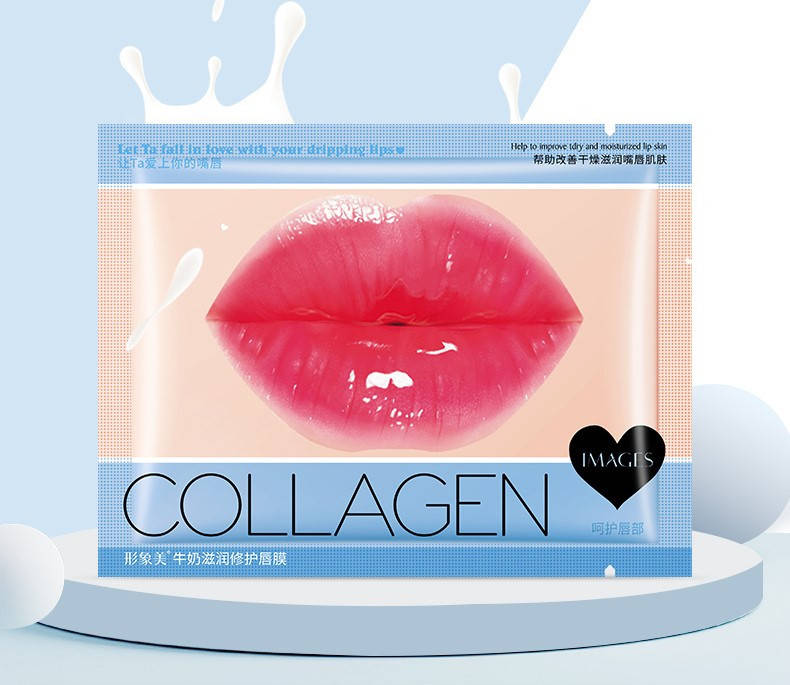

Маска патч для губ коллагеновая с молочным протеином IMAGES Beauty Collagen Milk (8мл)