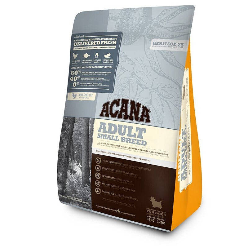 

ACANA Adult Small Breed корм сухой для собак 340G