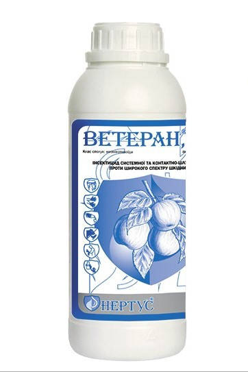 

Инсектицид Ветеран Нертус (ацетамиприд 200 г/л) 1 л