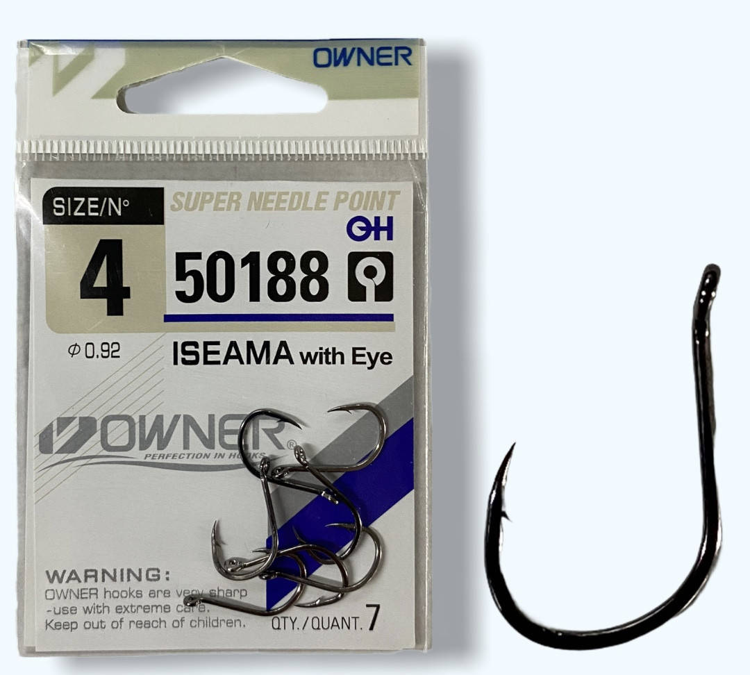 

Крючки OWNER 50188 Iseama with Eye 4