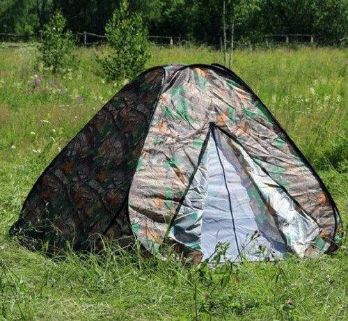

Палатка китай летняя для рыбалки Камуфляж 2.5 м*2.5 м*1.80 м 4-х местная