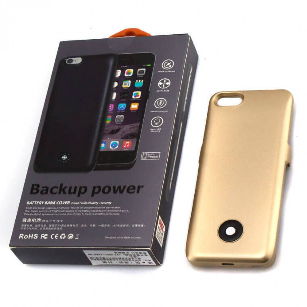 

Чехол павер банк Power Case iPhone 6s / 6g 4,7" 3800 mAh золото