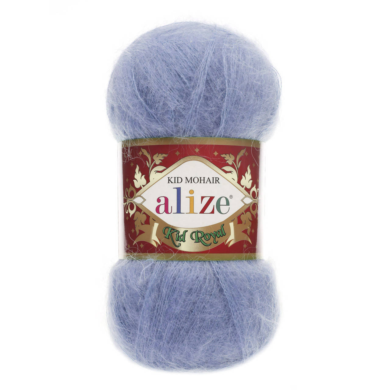 

Пряжа Alize Kid Mohair Royal 40 голубой