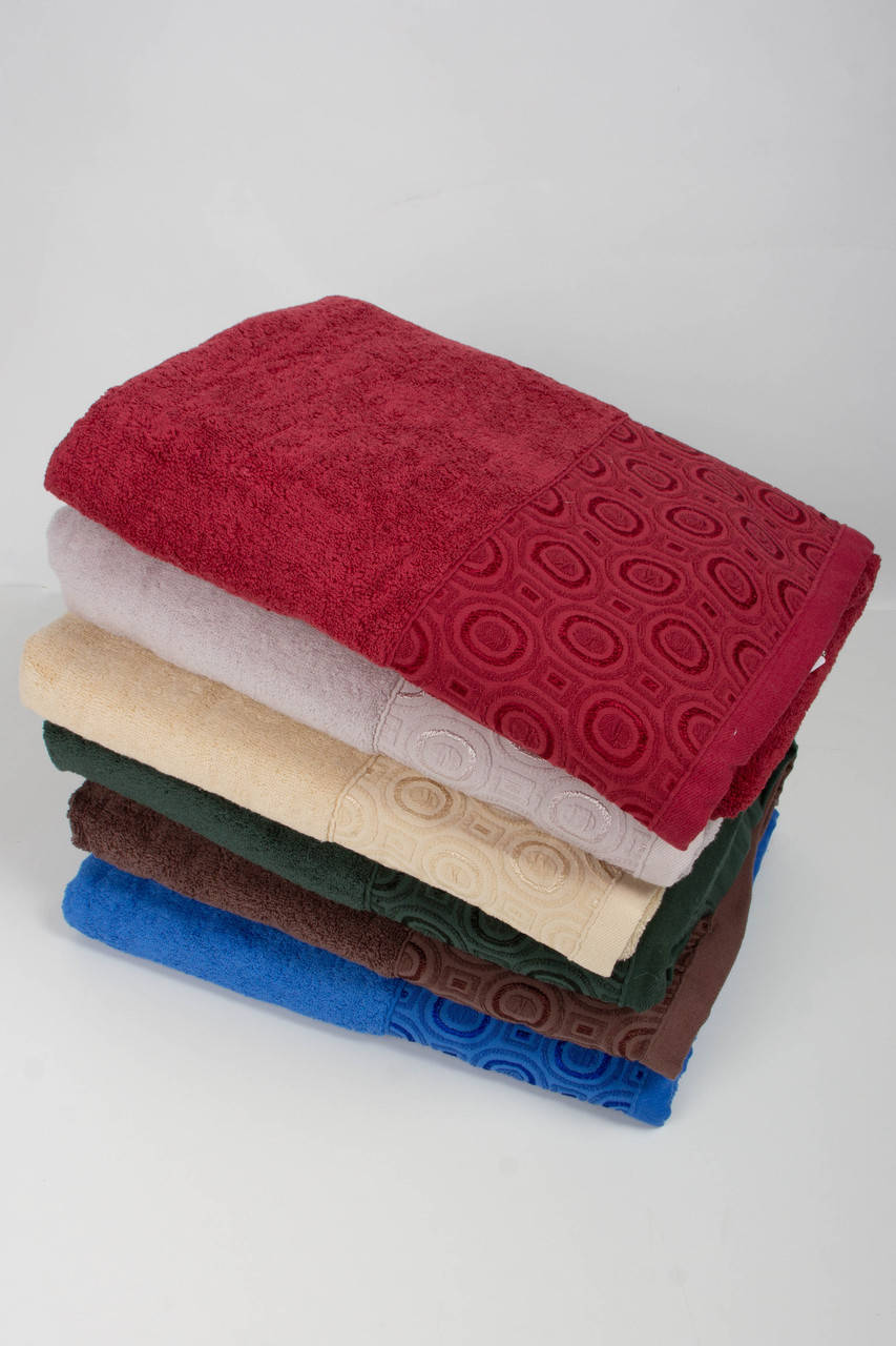 

Полотенце для тела 70x140 см Круги, махровое полотенце