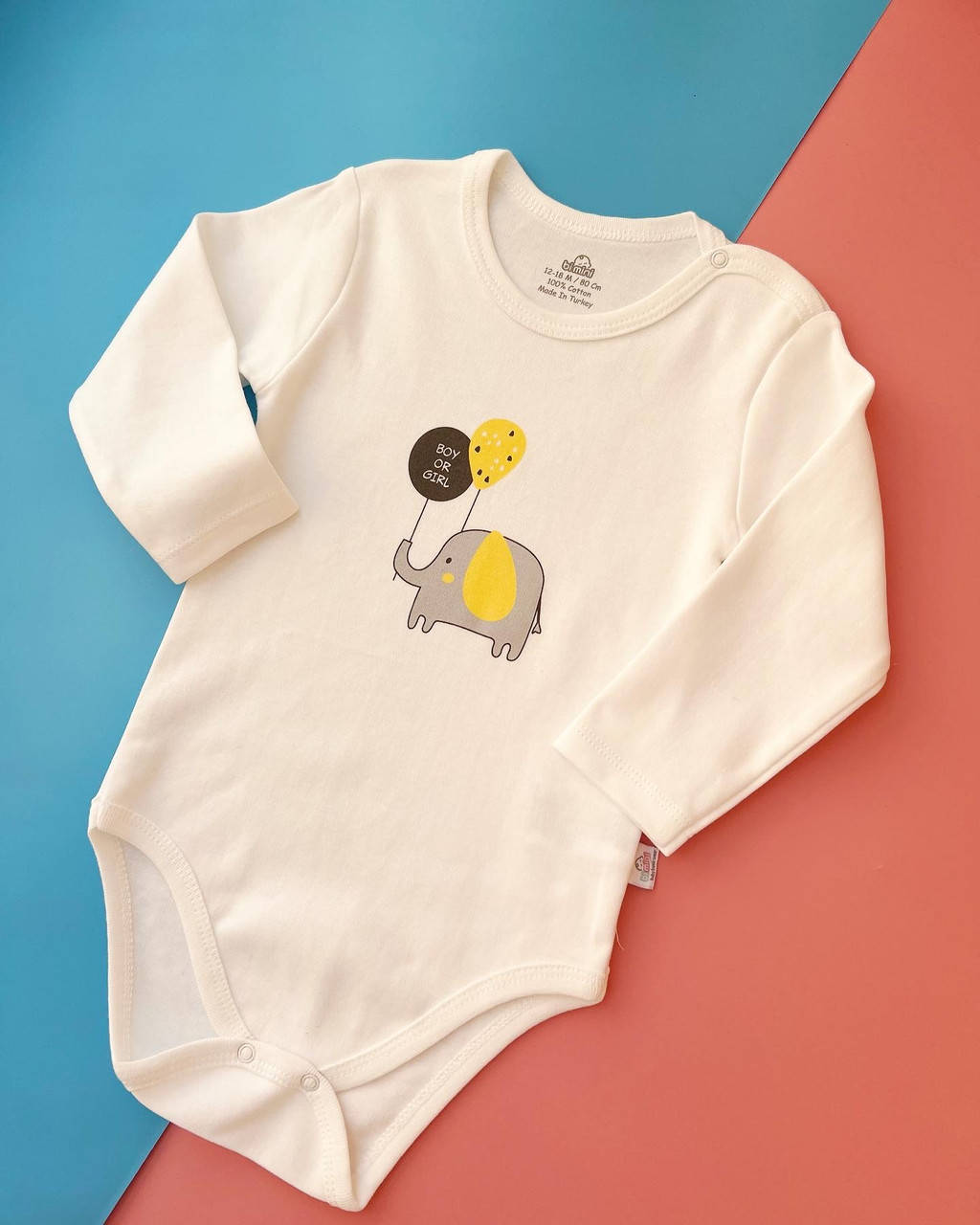 

Боди на мальчиков и девочек базовый от 1 года