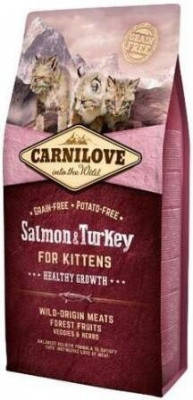 

Сухой корм Carnilove (Карнилав) Cat Kitten для котят с лососем и индейкой 6 кг