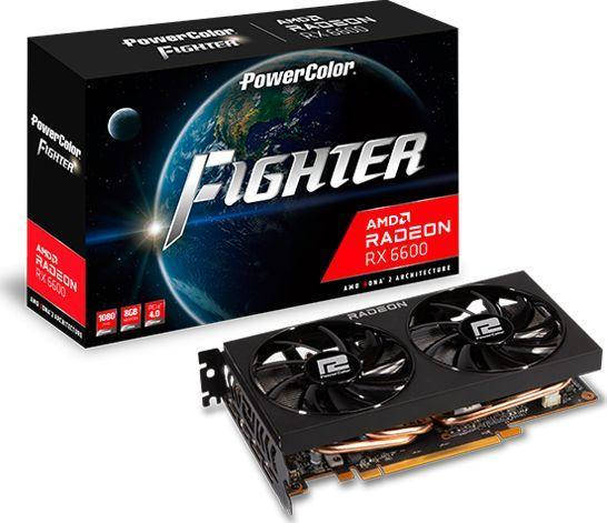 

Видеокарта PowerColor Radeon RX 6600XT Fighter (AXRX 6600XT 8GBD6-3DH)