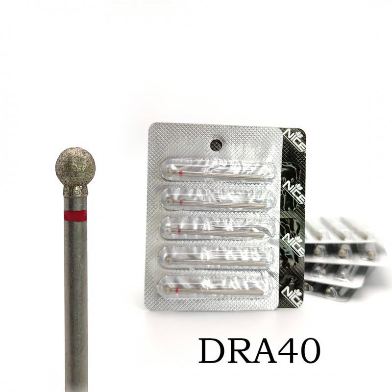 

Алмазная фреза Nice for you DRA40 5 шт, Красный