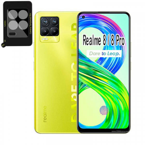 

Защитное стекло BeCover для камеры Realme 8/8 Pro Black (707354), Черный