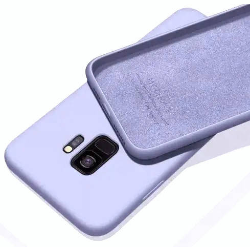 

Силиконовый чехол для Samsung Galaxy S9 Сиреневый микрофибра soft touch