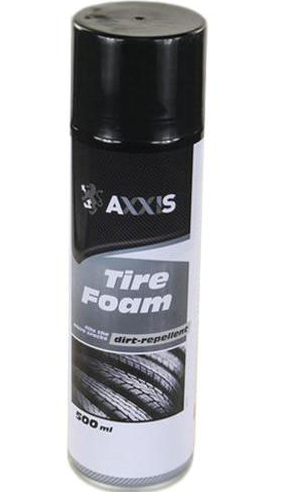 

Очиститель шин пенный (чернитель покрышек) 500мл AXXIS