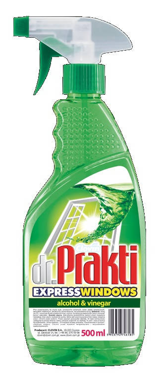 

Средство для мытья окон dr. Prakti Express Alcohol & Vinegar 500 мл