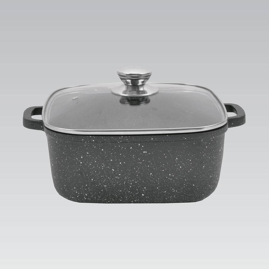 

Кастрюля квадратная Maestro MR-2828 28х28 см 8 л, Черный
