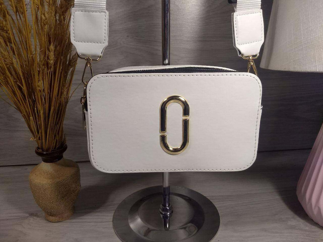 

Сумка белая женская Марк Джейкобс Сумочка Клатч Кросс-боди, Белый