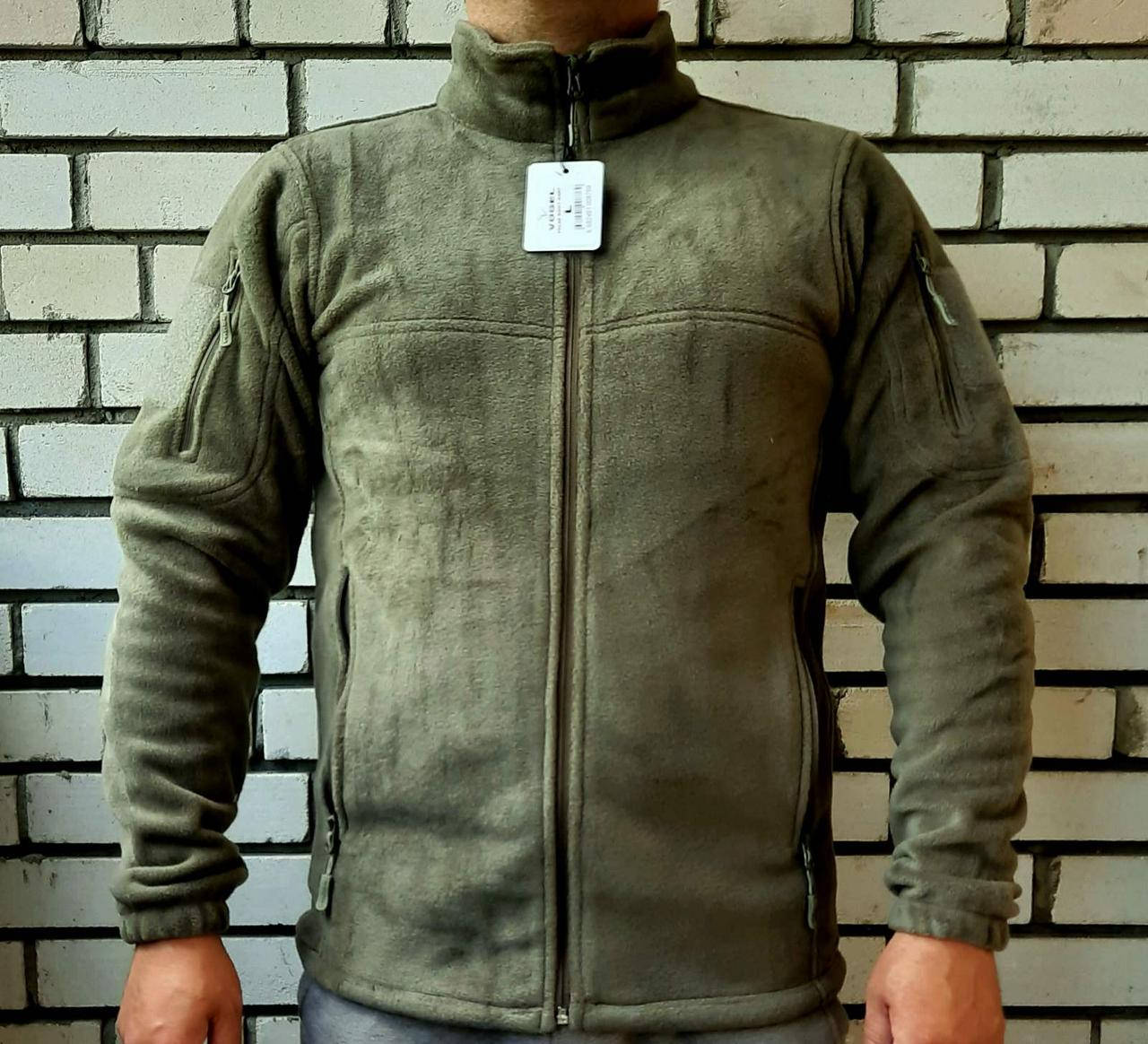 

Флисовая кофта хаки 46-52рр Vogel Турция