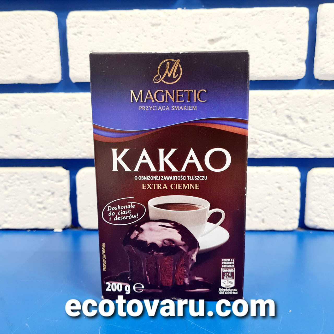

Какао Magnetic Cacao экстра темное 200г