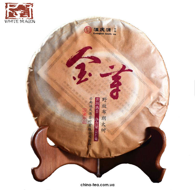 

Шу пуэр «Дикий Золотой Бутон», 2014 год, 357 г.