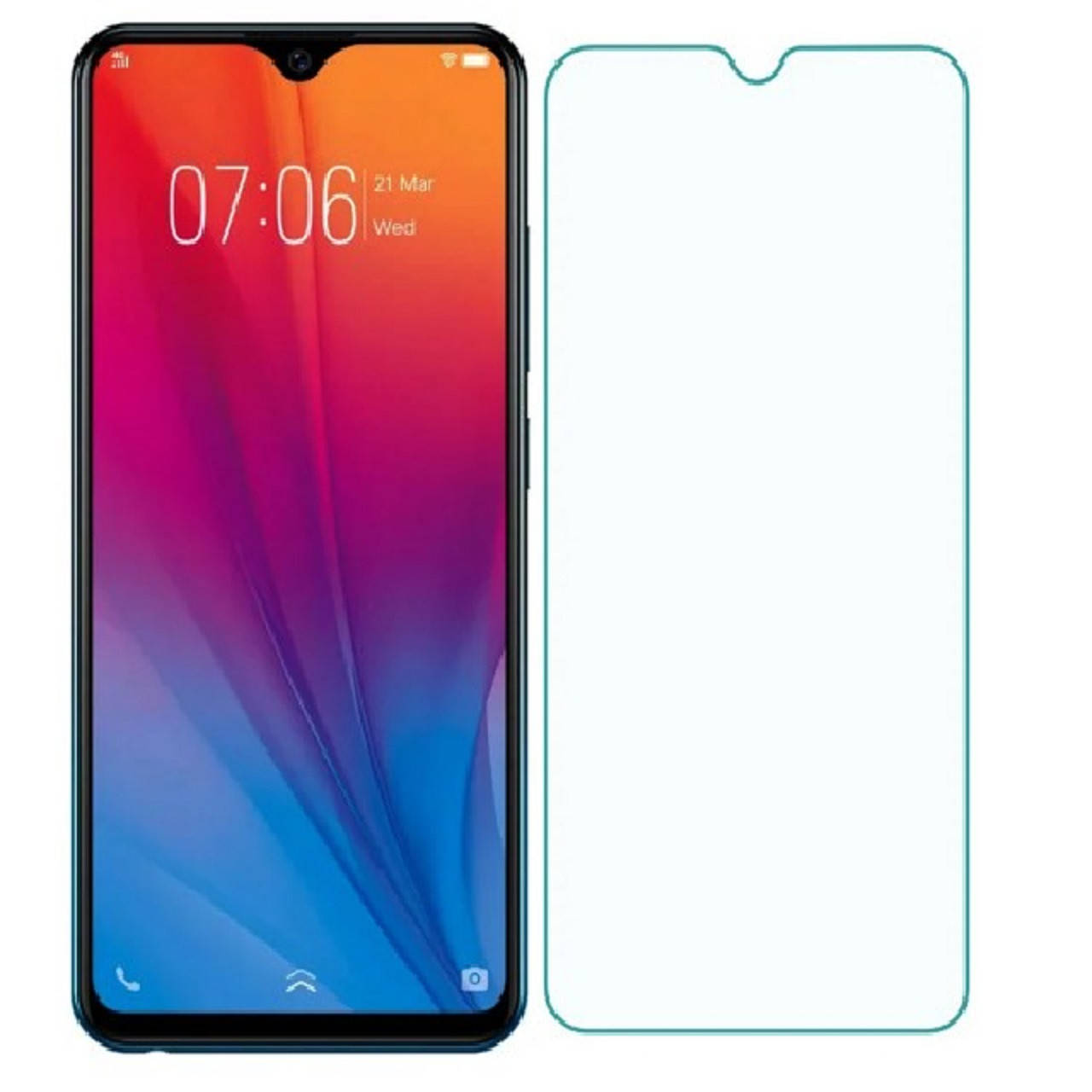 

Стекло защитное 2.5D 9H для Vivo Y91C, Прозрачный